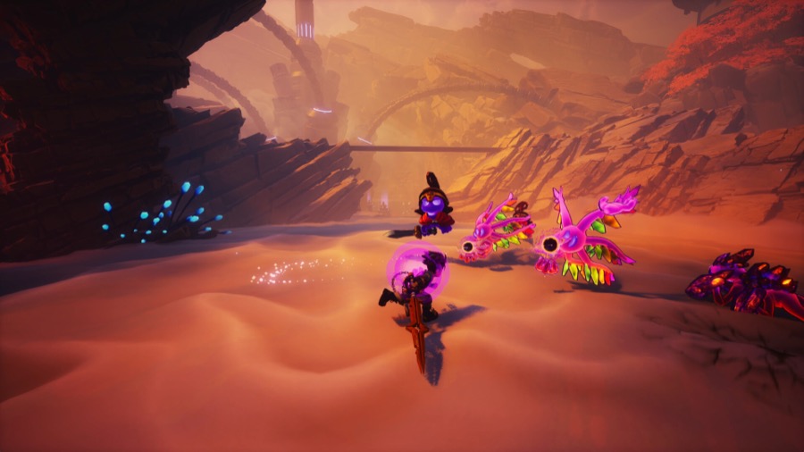 Exploring a vibrant biome in Duskfade